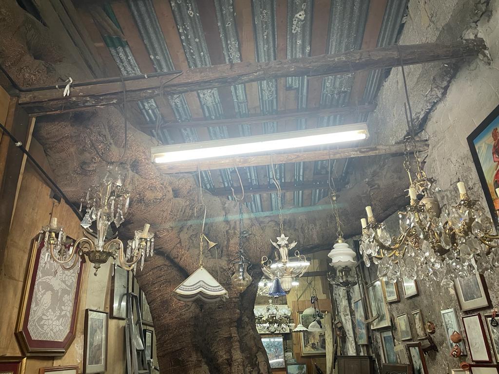 Palermo: Interior of a store in the flea market